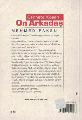 Cennete Koşan On Arkadaş Mehmed Paksu Nesil