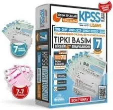 KPSS LİSANS TIPKI BASIM SON 7 YIL