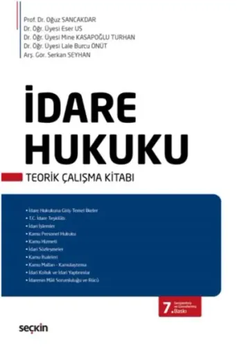 İdare Hukuku Teorik Çalışma Kitabı