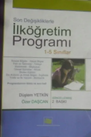 Son Değişikliklerle İlköğretim Programı 1-5 Sınıflar