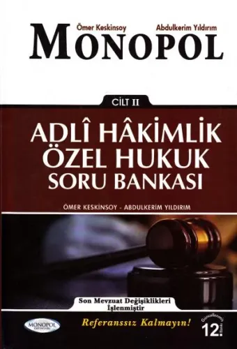 Adli Hakimlik Özel Hukuk Soru Bankası