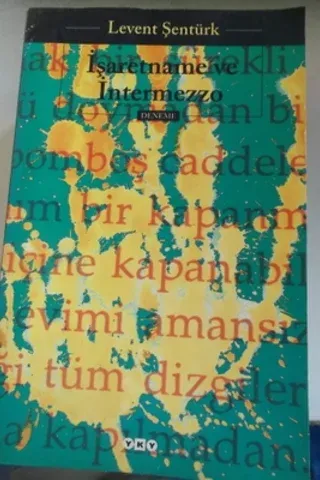 İşaretname ve İntermezzo