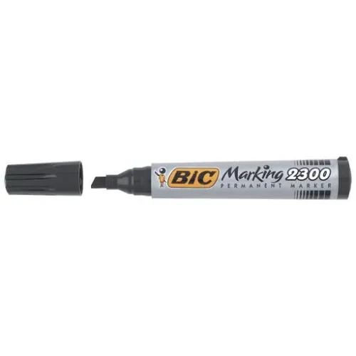 BİC PERMANENT MARKER 2300-09 Kesik Uç Siyah