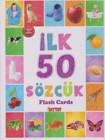 Eğitici Flash Card Book İlk 50 Sözlük