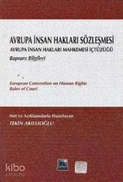 Avrupa İnsan Hakları Sözleşmesi; Avrupa İnsan Hakları Mahkemesi İçtüzüğü Başvuru Bilgileri
