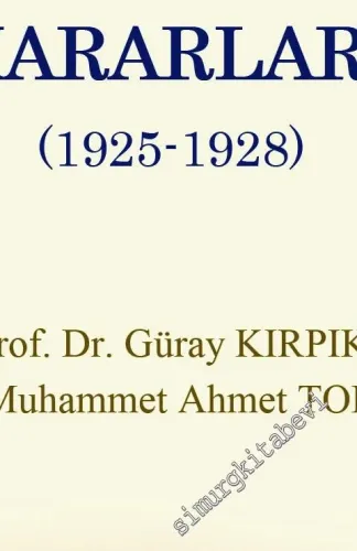 Talim ve Terbiye Kurulu Kararları (1925 - 1928) -