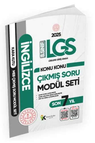 İnformal Yayınları 2025 8. Sınıf İngilizce Son 7 Yıl Konu Konu Çıkmış Soru Modül Seti