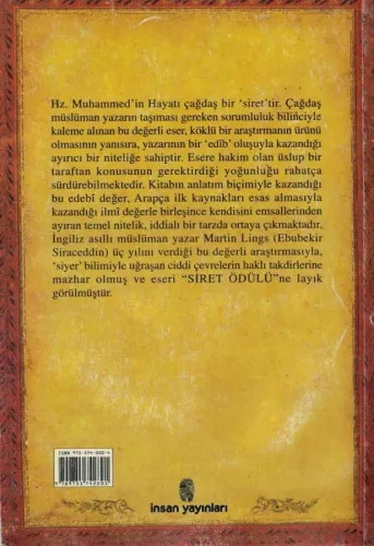 Hz.Muhammed'in Hayatı Martin Lings İnsan Yayınları %44 indirimli