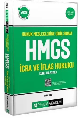 Pegem Yayınları 2026 HMGS İcra ve İflas Hukuku Konu Anlatımlı