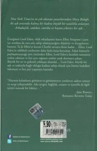 Gönülden Bağlı Mary Balogh Epsilon Yayıncılık %65 indirimli