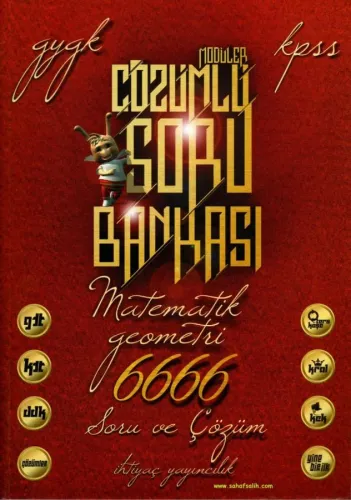 İhtiyaç 2013 KPSS Matematik Geometri Modüler Çözümlü Soru Bankası 6666 Soru ve Çözüm