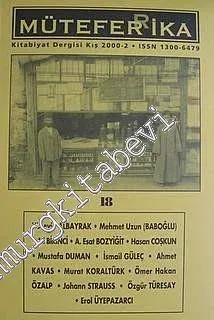 Müteferrika Kitabiyat Dergisi - Sayı: 18      Kış 2000