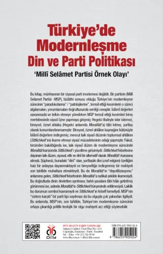 Türkiye’de Modernleşme Din ve Parti Politikası: ‘Millî Selâmet Partisi Türkiye’de Modernleşme Din ve Parti Politikası: ‘Millî Selâmet Partisi