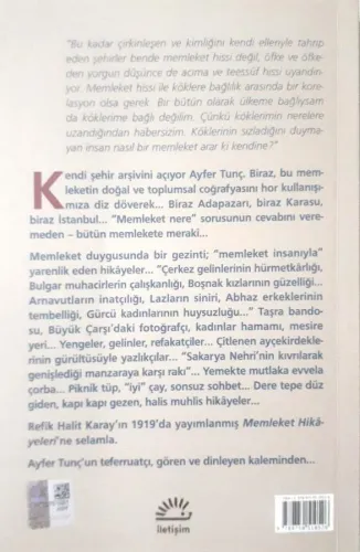 Memleket Hikayeleri Ayfer Tunç İletişim