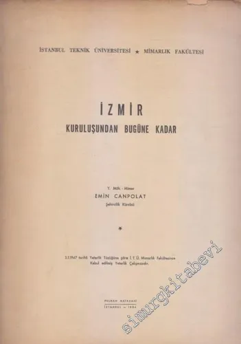 İzmir: Kuruluşundan Bugüne Kadar -        1954