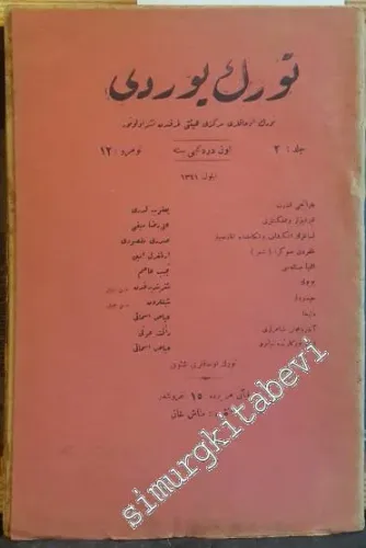 OSMANLICA Türk Yurdu Dergisi -   2  14  Eylül