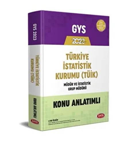 Data Yayınları 2026 Türkiye İstatistik Kurumu (TÜİK) GYS Konu Anlatımlı