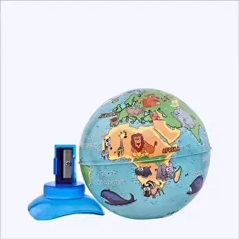 Globe Bank Hayvanlı Küre Kalemtraş 10 CM