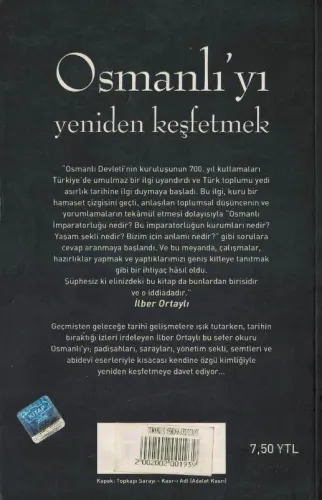 Osmanlı'yı Yeniden Keşfetmek İlber Ortaylı Timaş Yayınları %59 indirim