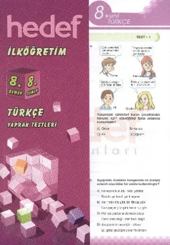 Hedef 8. Sınıf Türkçe Yaprak Testler