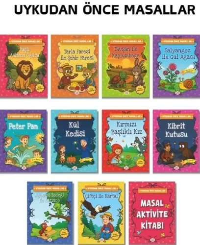 UYKUDAN ÖNCE MASALLAR 10 KİTAP SET