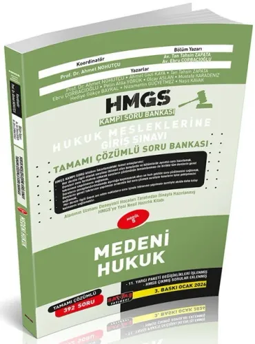 Savaş Yayınları 2026 HMGS Kampı Medeni Hukuk Soru Bankası