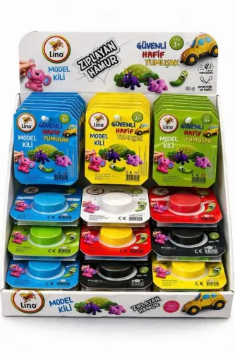 LİNO MODEL KİLİ ZIPLAYAN 30 GR OYUN HAMURU