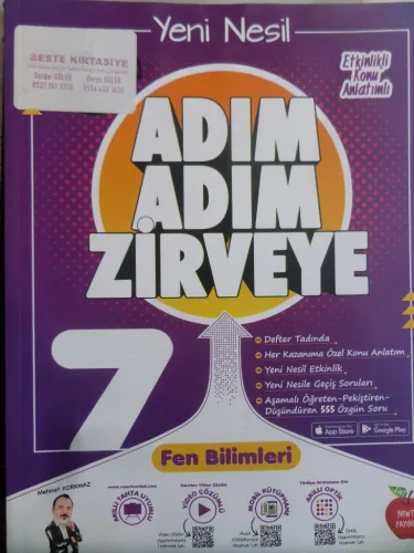 7. Sınıf Fen Bilimleri Adım Adım Zirveye