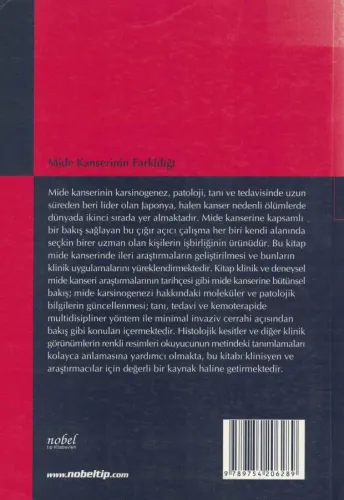 Mide Kanserinin Farklılığı M.kaminishi Nobel Tıp Kitabevleri %37 indir