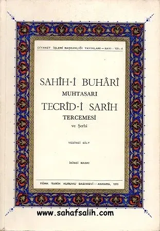 Sahih-i Buhari Muhtasarı Tecrid-i Sarih Tercemesi - Yedinci Cilt