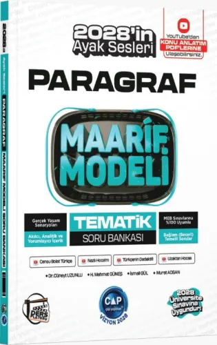 Çap Paragraf Ders Platosu Maarif Modeli Tematik Soru Bankası