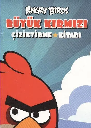 Angry Birds Büyük Kırmızı Çiziktirme Kitabı