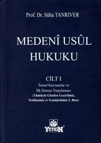 Medeni Usul Hukuku Cilt I