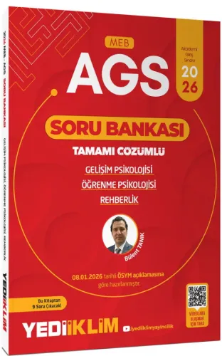Yediiklim Yayınları 2026 MEB AGS Gelişim Psikolojisi Öğrenme Psikoloji