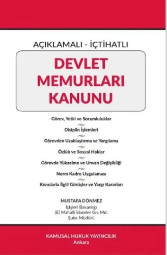 DEVLET MEMURLARI KANUNU
