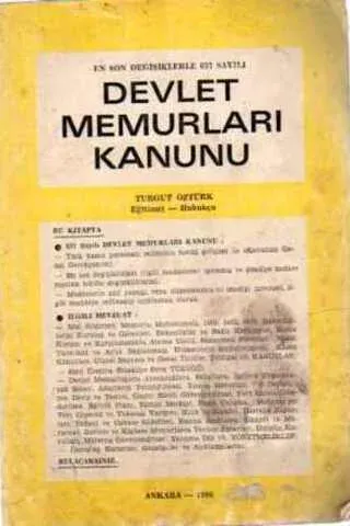 Devlet Memurları Kanunu