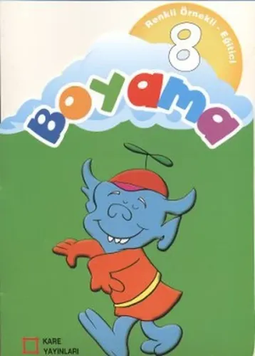 Renkli Örnekli Eğitici Boyama 8