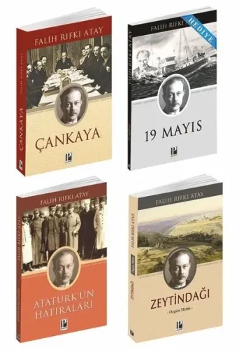 Zeytindağı - Çankaya Atatürk'ün Hatıraları Seti - 4 Kitap Takım - 19 Mayıs Kitabı Hediyeli