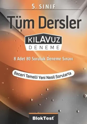 Bloktest Yayınları 5. Sınıf Tüm Dersler Kılavuz Deneme