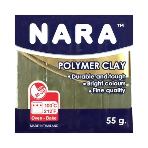 NARA POLYMER CLAY 55gr.LIGHT OLIVE ( Polimer Kil )