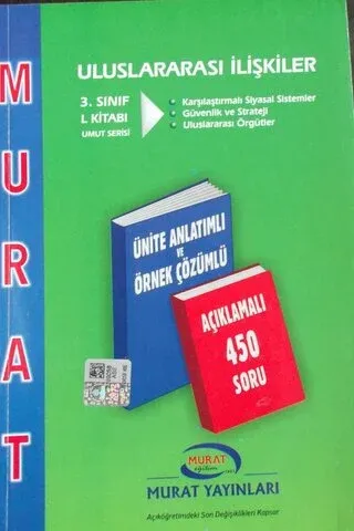 Uluslararası İlişkiler 3. Sınıf L Kitabı