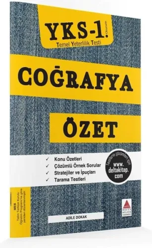 Delta Kültür Yayınları TYT Coğrafya Özet Delta Kültür