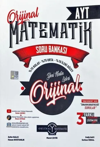 Orijinal AYT Matematik Soru Bankası