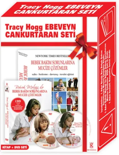 Tracy Hogg Ebeveyn Cankurtaran Seti - Özel Kutusunda Bebek Bakım Sorunlarına Mucize Çözümler Seti (Kitap+DVD)