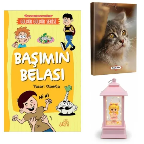 Başımın Belası - Minik Kedi Planlama Defteri ve Kedili Kız Fener Tipi 