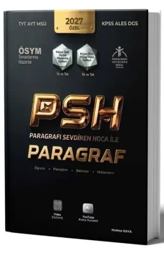 Paragrafı Sevdiren Hoca 2027 Özel ÖSYM Sınavlarına Hazırlık Paragraf
