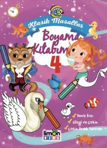 Klasik Masallar Boyama Kitabım 4 | Kolektif | Limon Kids