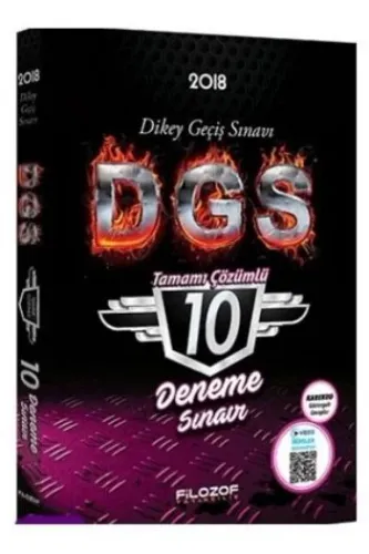 Filozof DGS Tamamı Çözümlü 10 Deneme Sınavı 2018