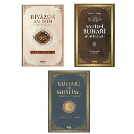 Hadis-i Şerif Buhârî ve Müslim'in İttifak Ettiği Hadisler-Sahih-İ Buhari Muhtasarı 3'lü Set