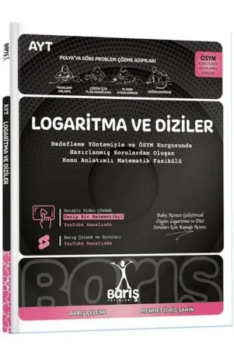 Barış Yayınları AYT Matematik Fasikülleri Logaritma ve Diziler Konu Anlatımlı Soru Bankası